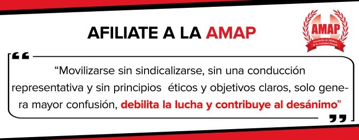 “Movilizarse sin sindicalizarse solo genera mayor confusión y debilita la lucha”