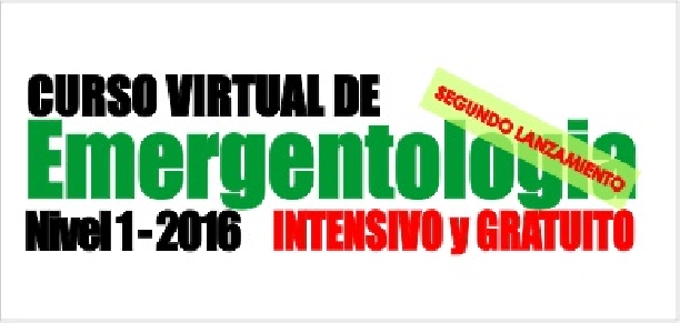 Relanzamiento del Curso virtual de Emergentologia. Modalidad Intensiva