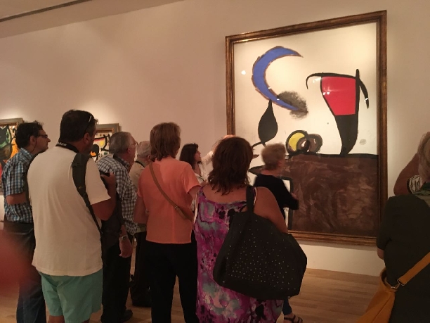 Cultura, cierre del año. Visita guiada a la muestra de Joan Miró