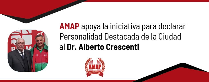 Reconocimiento al Dr. Alberto Crescenti