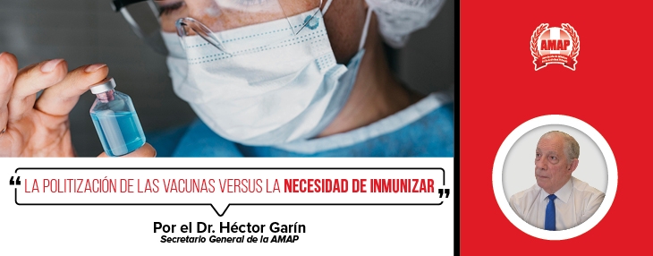 La politización de las vacunas versus la necesidad de inmunizar
