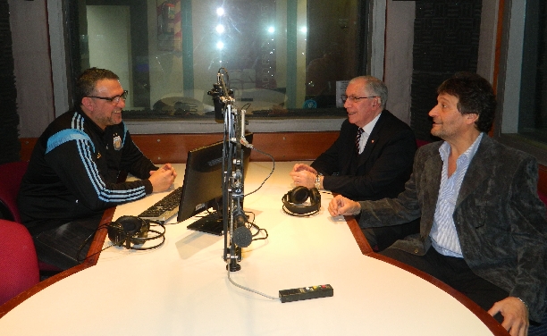 El Dr. Carlos Russo visitó los estudios de Gremial Médica