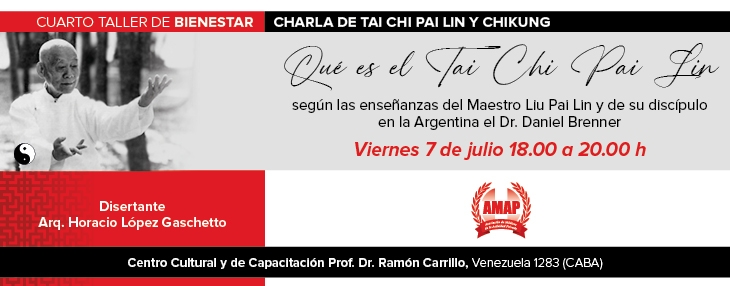 CHARLA DE TAI CHI PAI LIN Y CHIKUNG