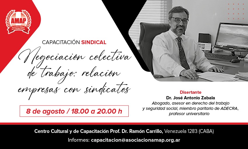 CAPACITACIÓN SINDICAL. NEGOCIACIÓN COLECTIVA DE TRABAJO: RELACIÓN EMPRESAS CON SINDICATOS