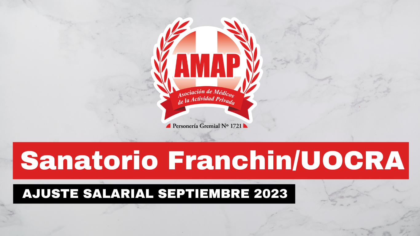 Sanatorio Franchin/UOCRA- Ajuste paritario septiembre 2023