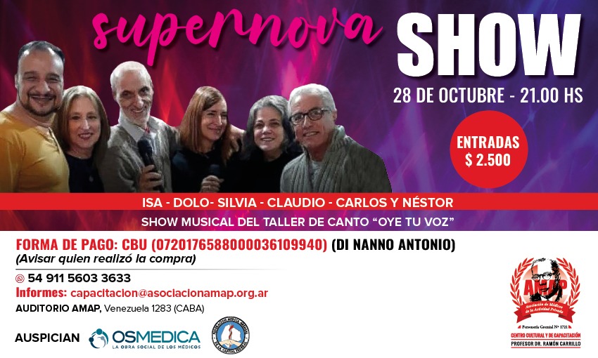 Show musical Supernova