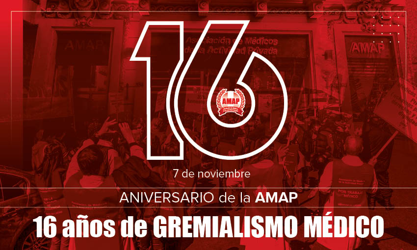 16 años de gremialismo médico