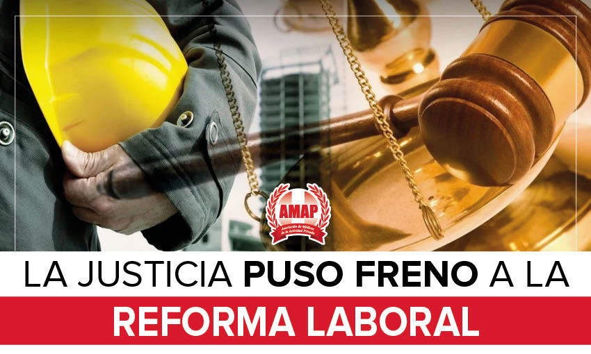 La Justicia frenó el DNU en su capítulo laboral