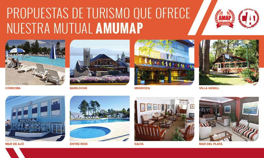 Propuestas de turismo que ofrece nuestra mutual AMUMAP