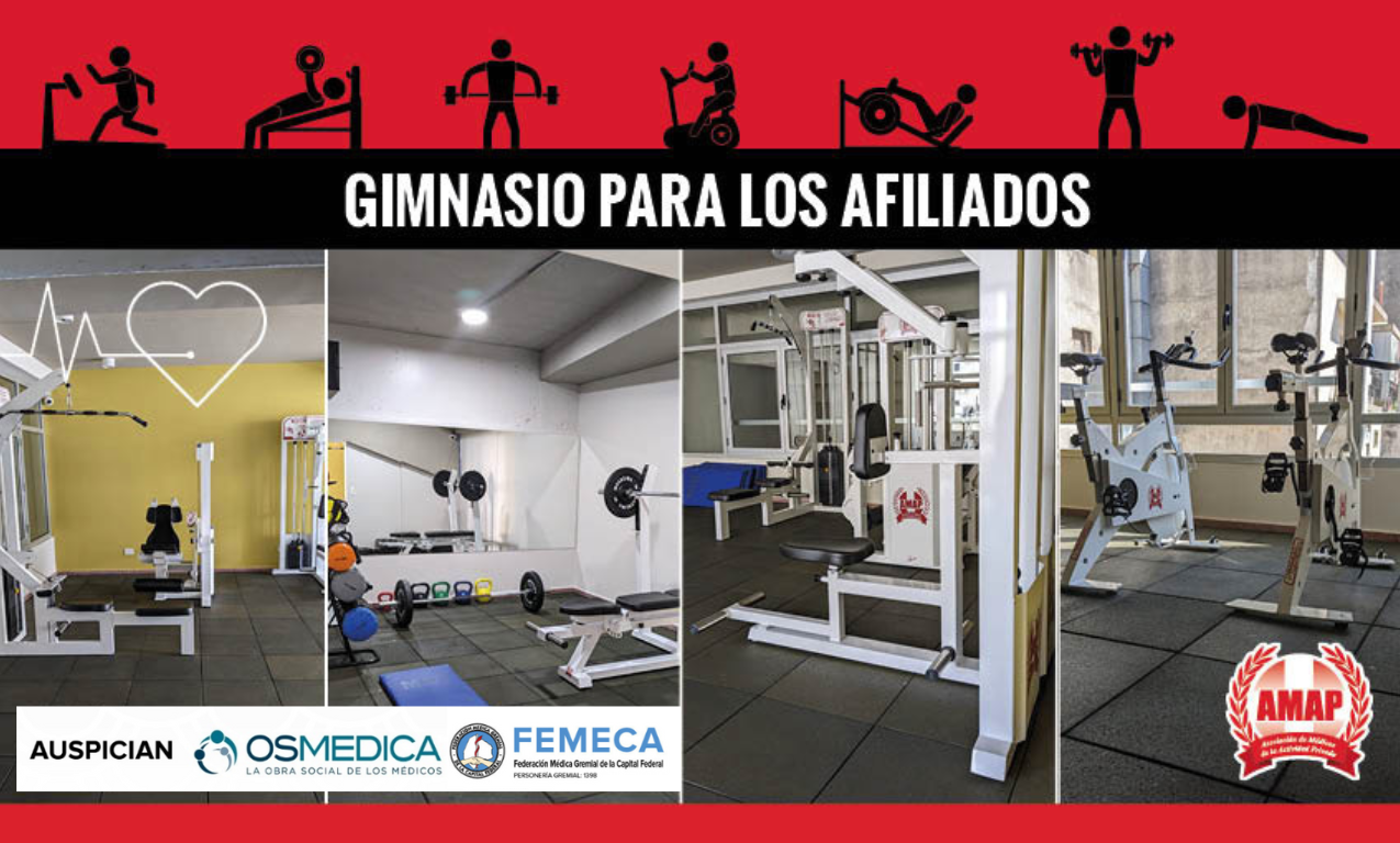 Apertura del gimnasio para los afiliados a la AMAP