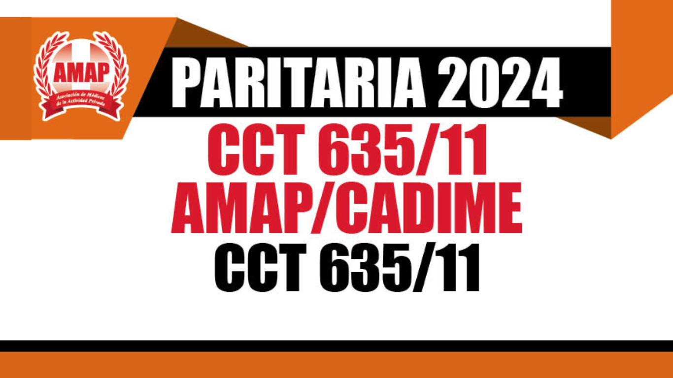 Acuerdo salarial 2024 CCT 635/11 AMAP-CADIME