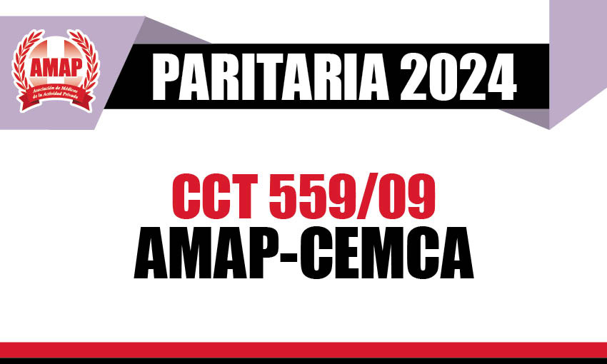 Acuerdo salaria 2024 CCT 559/09 AMAP-CEMCA