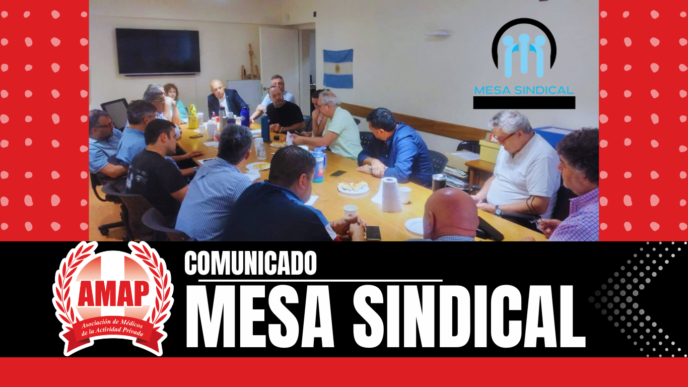 Comunicado de la Mesa Sindical
