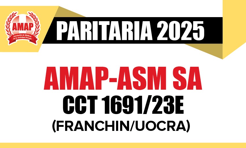 Paritaria 2025 del CCT 1691/23E AMAP-ASM SA (Franchin-UOCRA)