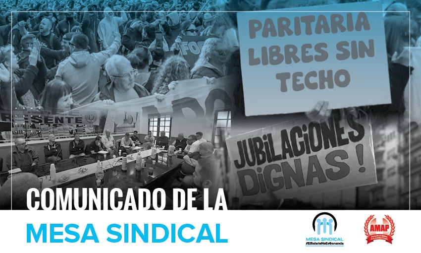 Comunicado de la Mesa Sindical «El Gobierno admite que mide mal la inflación»